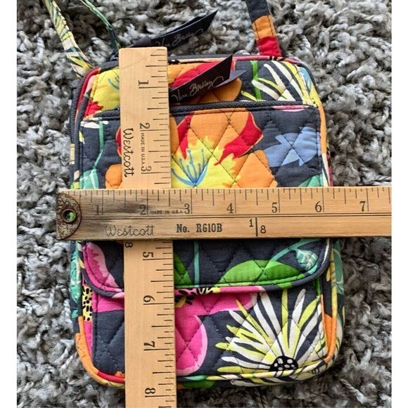 NWOT Vera Bradley Jazzy Blooms Mini Hipster Crossbody Bag Purse Quilted $60 - Picture 3 of 5